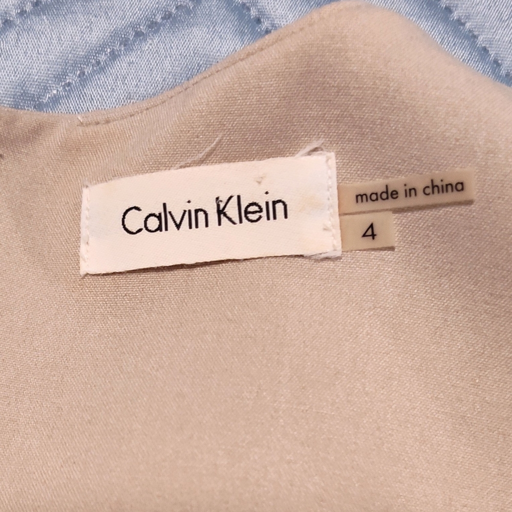 Calvin Klein Asymmetrical Ruffled Sheath Dress - Picture 8 of 10